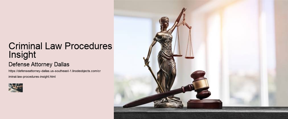 Criminal Law Procedures Insight